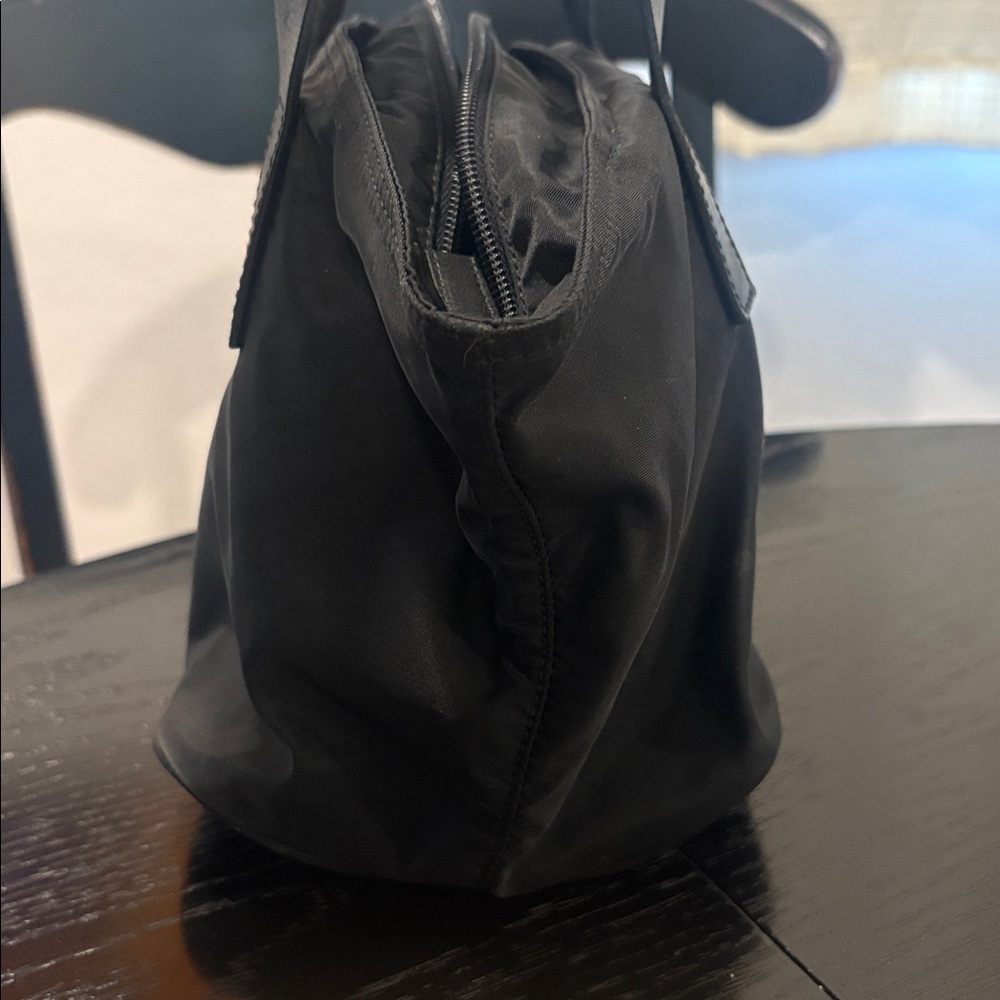 Authentic PRADA VELA SPORT Nylon Leather Shoulder Hand Bag Black - Picture 9 of 16